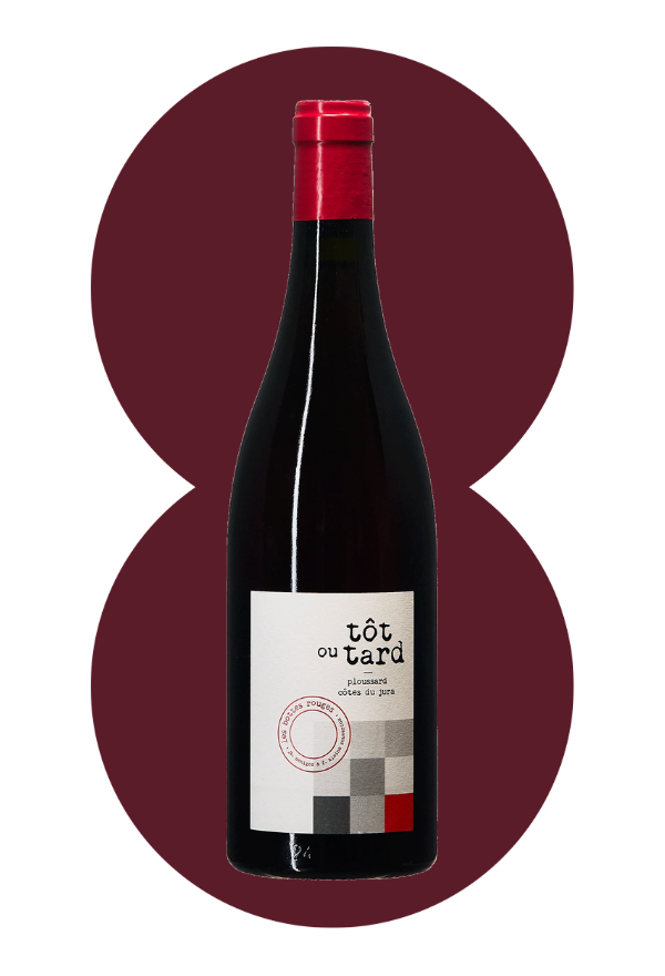 AOC Côtes du Jura Rouge "Tôt Ou Tard" 2023